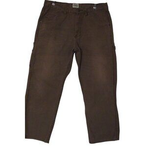 C.E. Schmidt Pants Mens 36 x 28 Brown Canvas Style 19-R248-7P Workwear